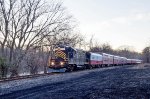 Bonus Santa train in waning daylight:  Delaware River Rail Excursion's North Pole Express / 4:00 p.m. departure out of Phillipsburg